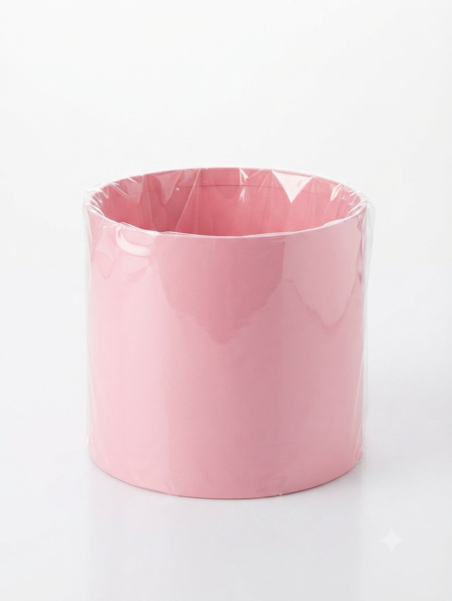 Cachepot Vasinho Cilindro Rosa