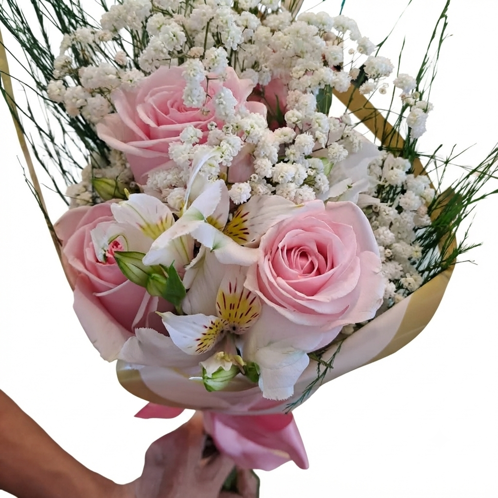 Buquê Rosas Rosê