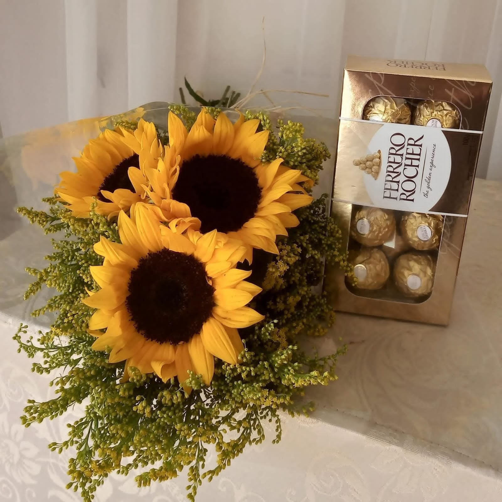 Kit Girassóis & Ferrero