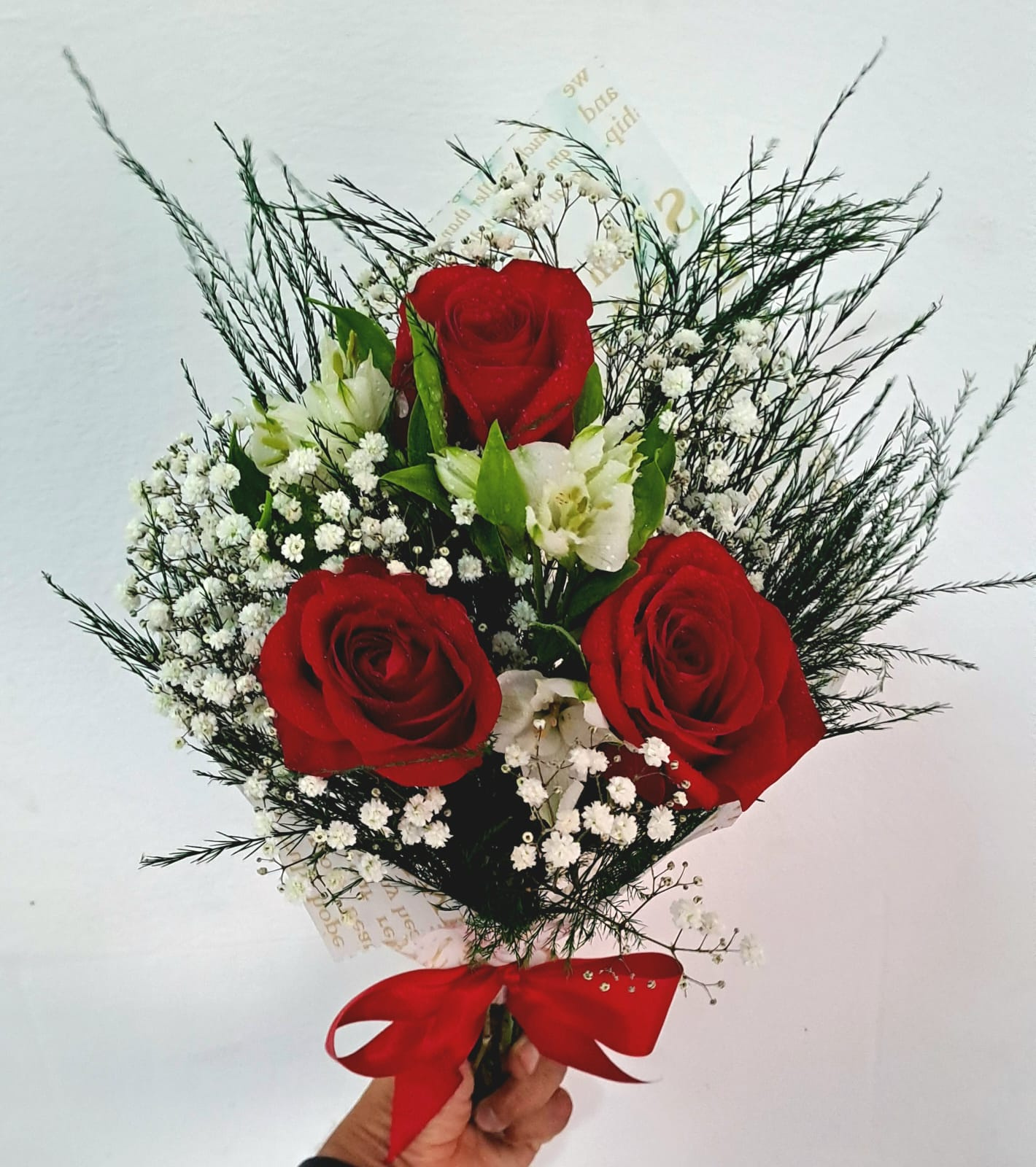Buquê Três Rosas